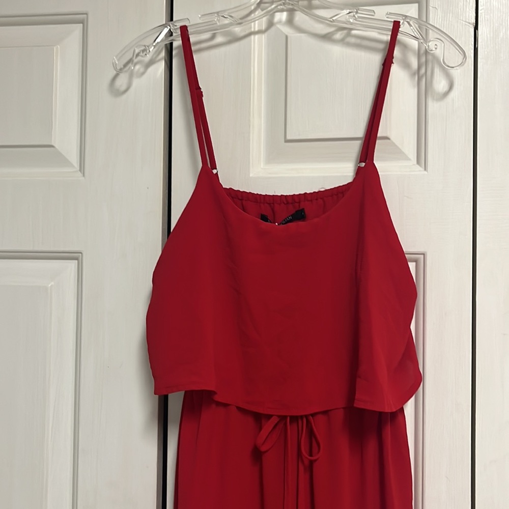 Nerlerolian Women’s Red Midi Dress Size L